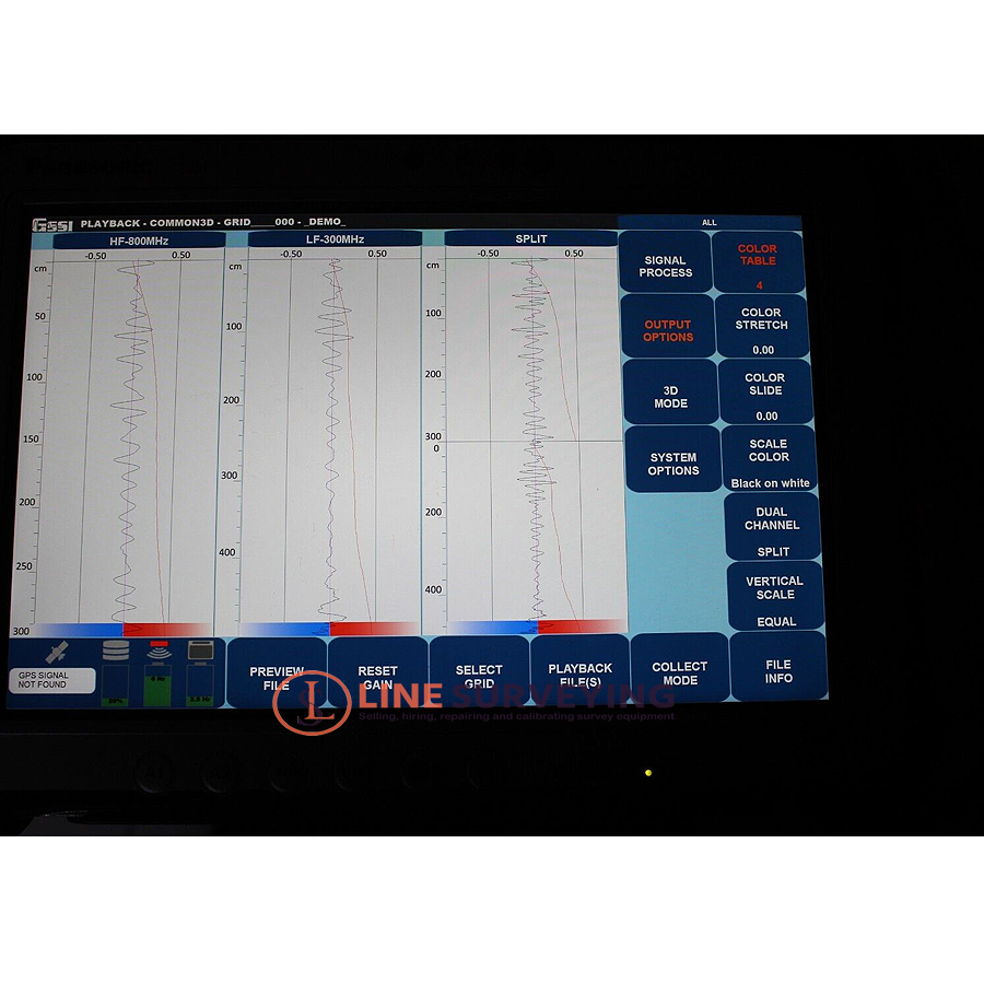 GSSI-UtilityScan-Pro-Gpr-Kit-800-300-DF-Antenna-used-a