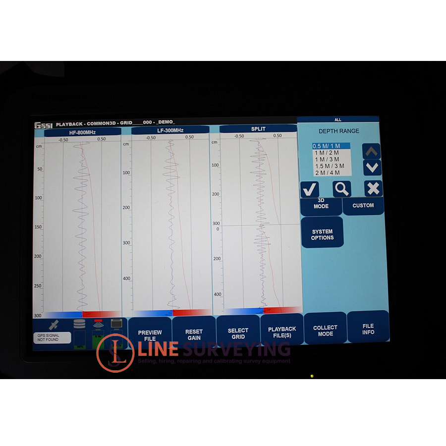 GSSI-UtilityScan-Pro-Gpr-Kit-800-300-DF-Antenna-used-b