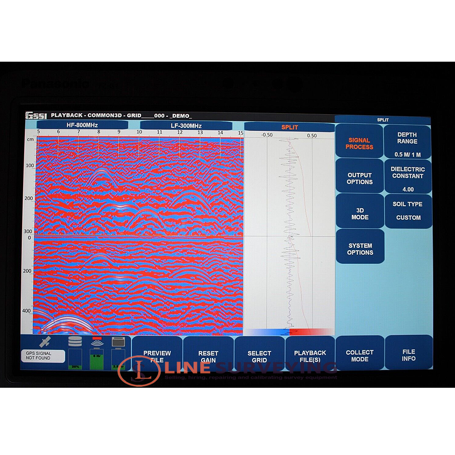 GSSI-UtilityScan-Pro-Gpr-Kit-800-300-DF-Antenna-used-c