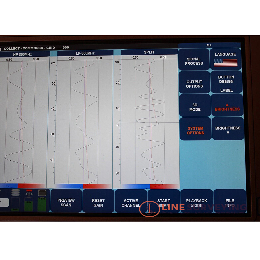 GSSI-UtilityScan-Pro-Gpr-Kit-800-300-DF-Antenna-used-h